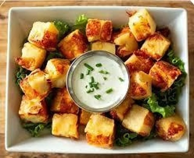 Garlic Cheese Curds.